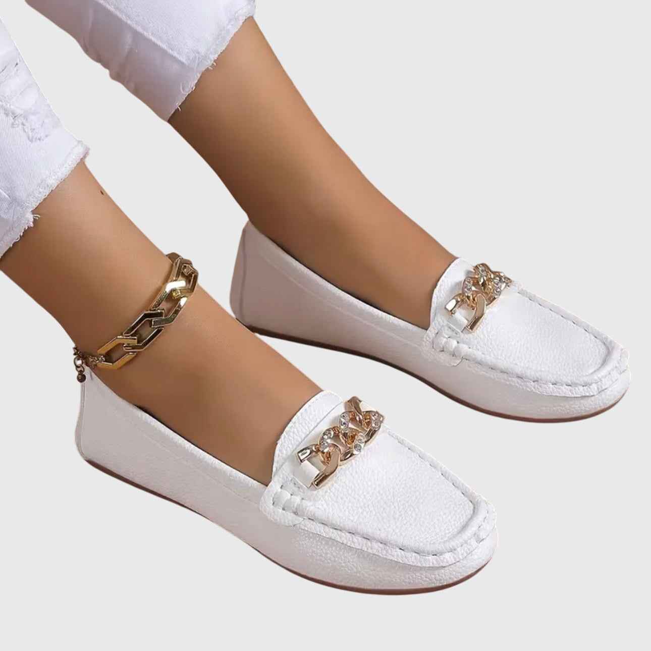Petronella - Ortopediska Premiumloafers för Maximal Komfort