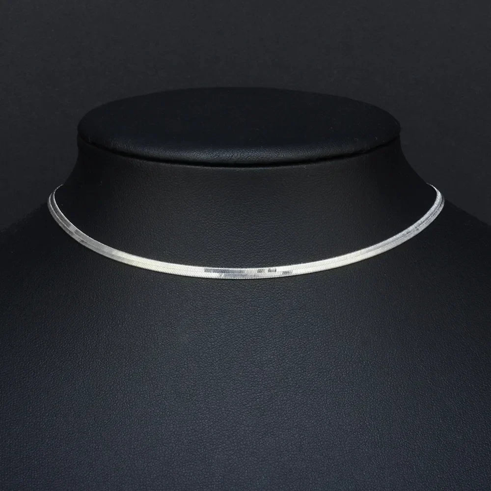 Kinsley - platt kedja choker
