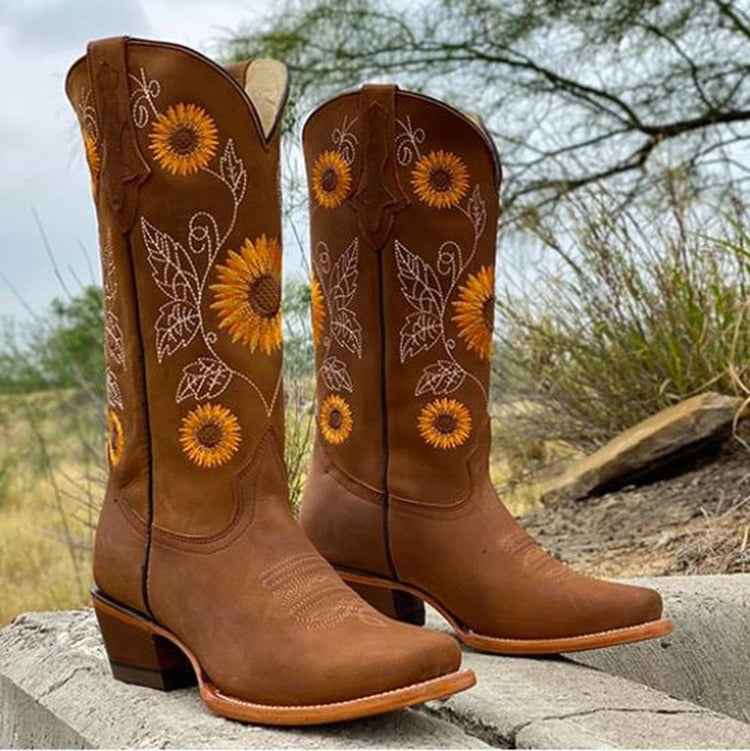Marigold - Booties i Boho-Chic Stil för Dam