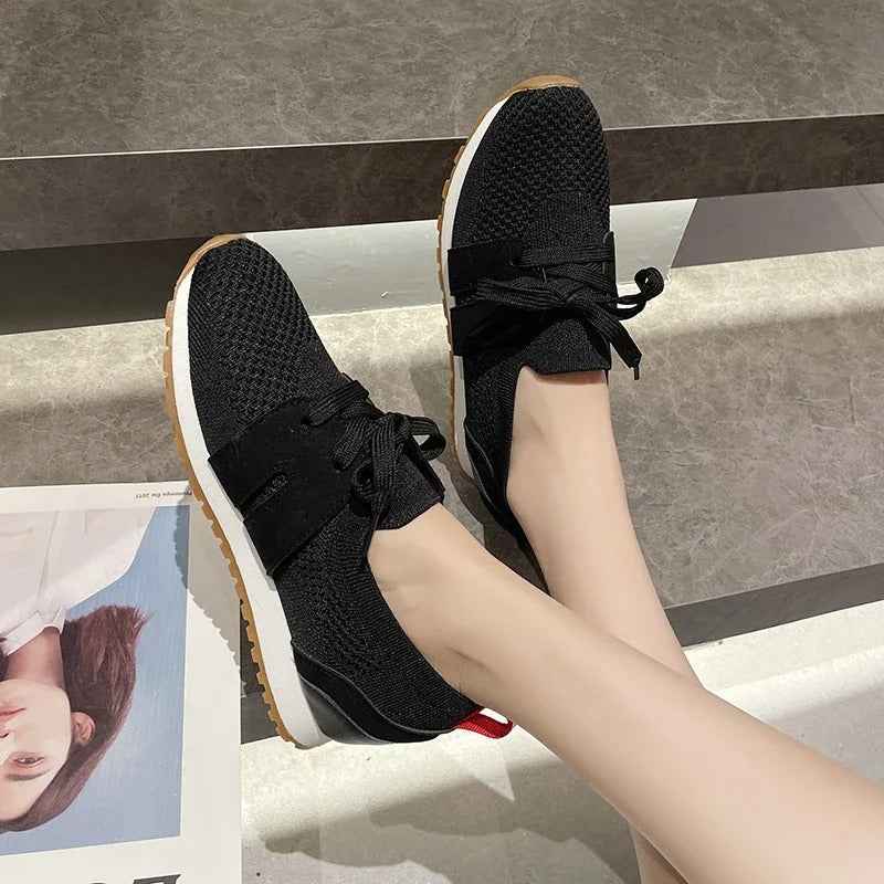 Vionne - Stickade Slide-Sandaler, Andningsbar Mesh Instegsmodell för Daglig Komfort