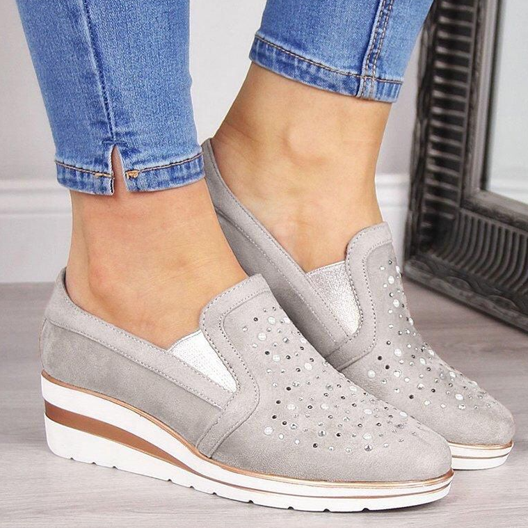 Kilortoped - Ortopediska Kilklacksneakers för Heldagskomfort och Stöd