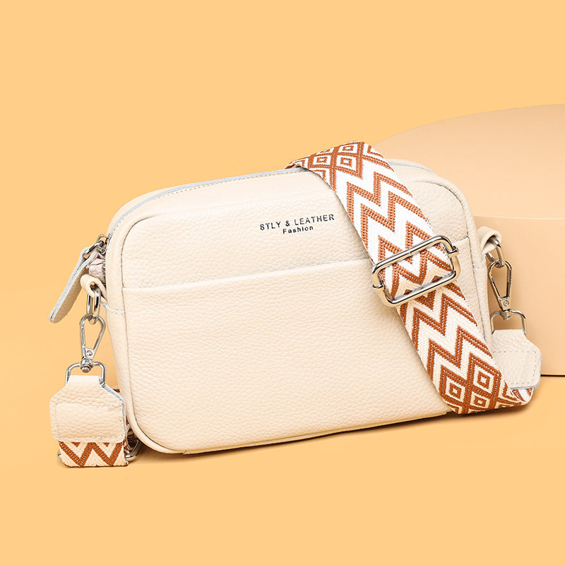 Stella - kornat läder crossbodyväska