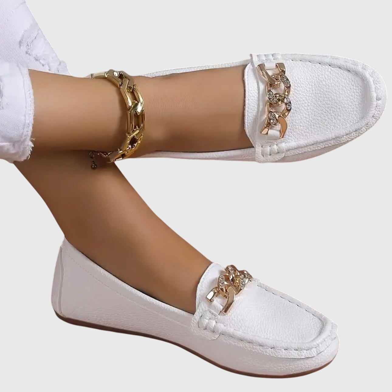 Petronella - Ortopediska Premiumloafers för Maximal Komfort