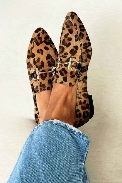 Metallloafer - Loafers med Metallic Detaljer