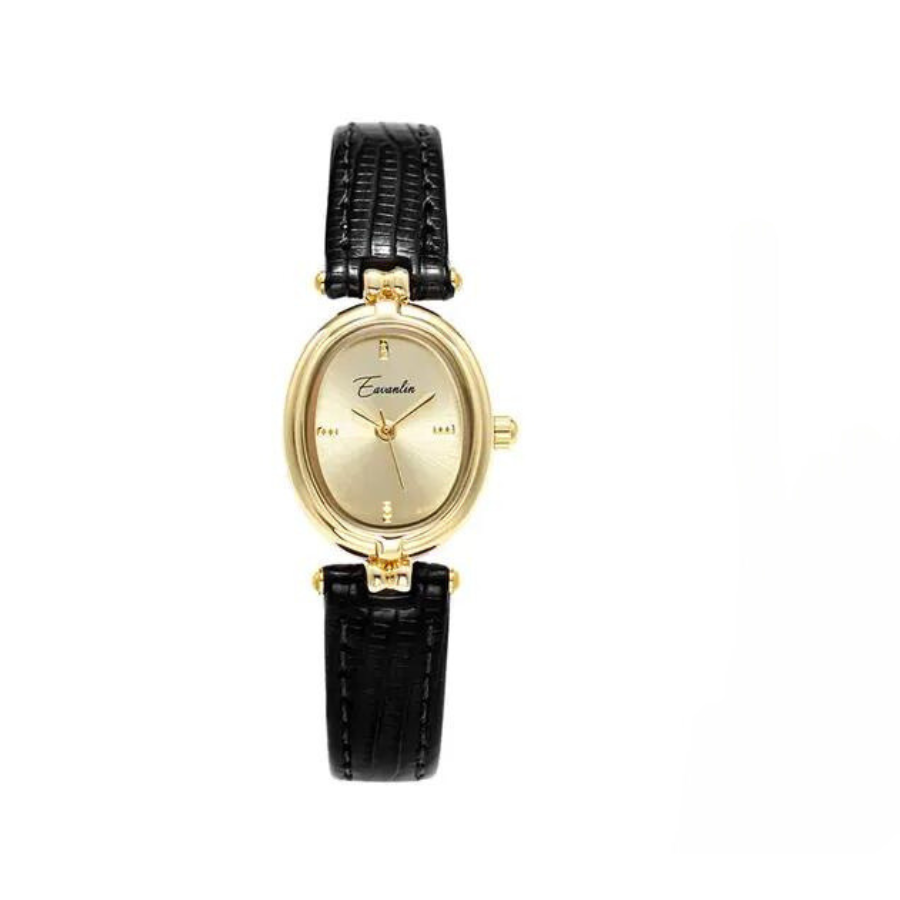 Gyllene timmen retro kvartsur