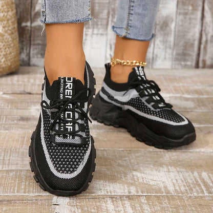 Amanda - Andningsbara Mesh-Sneakers med Flexibel, Bekväm Passform
