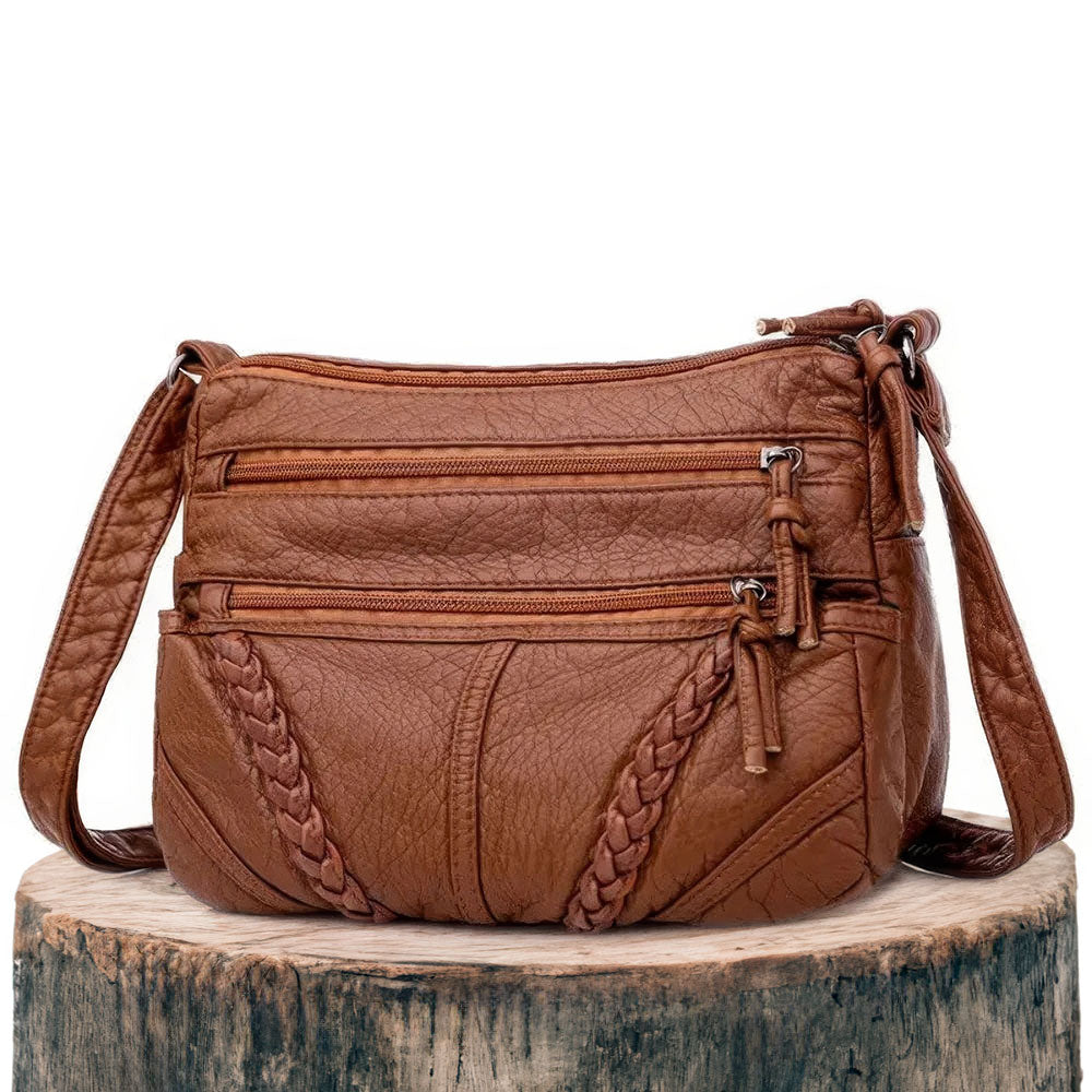 Catherine - Veganskt läder crossbody-axelväska