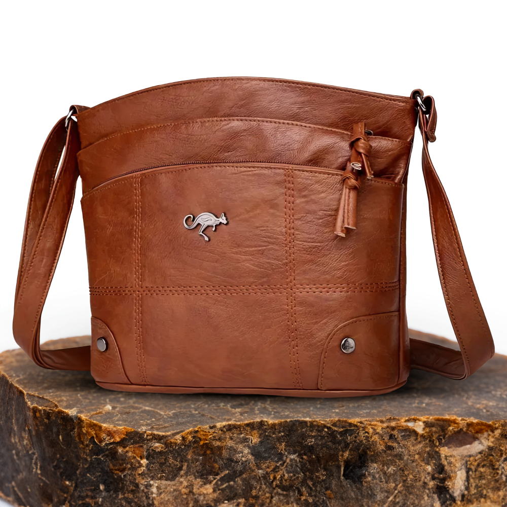 Carolyn - veganläder crossbodyväska