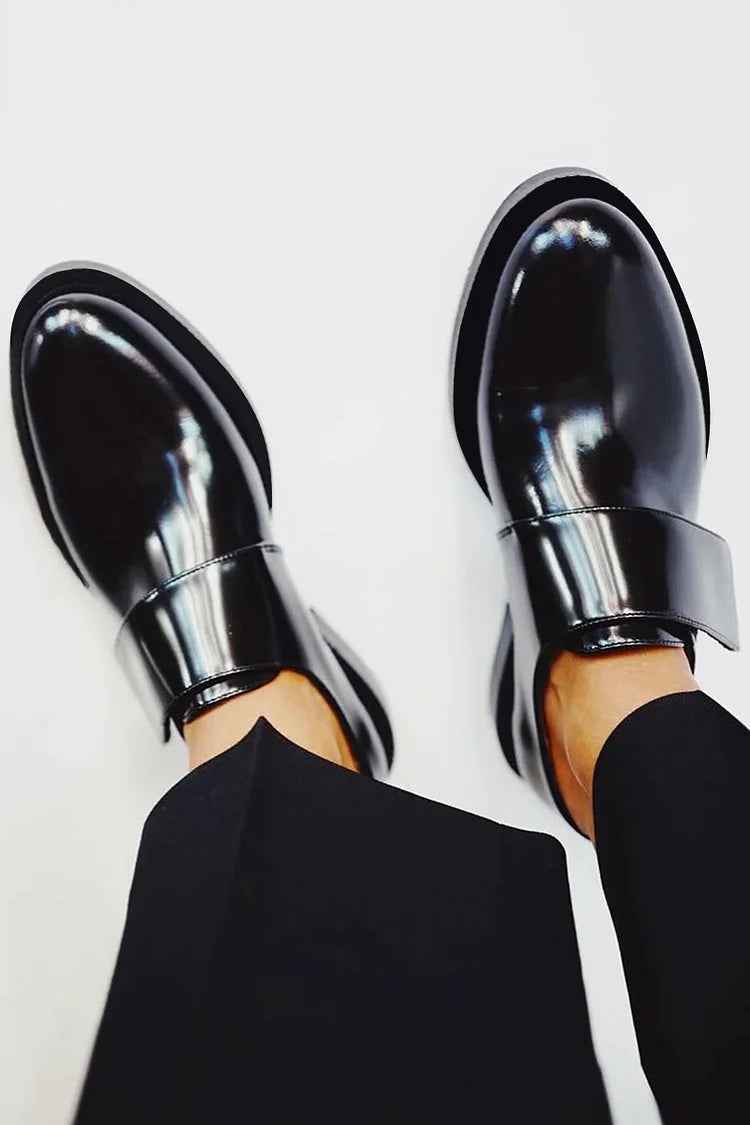 Polerad Remloafer - Slimmade Polerade Remloafers för Modern Förfining