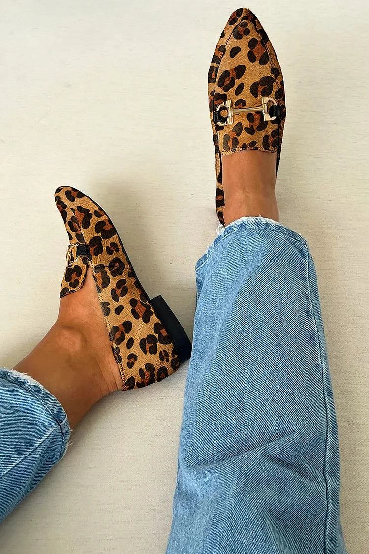 Metallloafer - Loafers med Metallic Detaljer