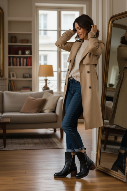 Wilma - Eleganta Knöchelskor för en Sofistikerad Look