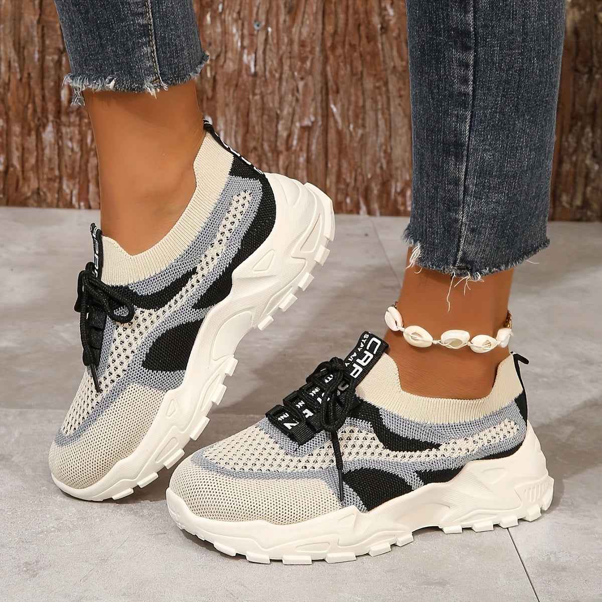 Amanda - Andningsbara Mesh-Sneakers med Flexibel, Bekväm Passform