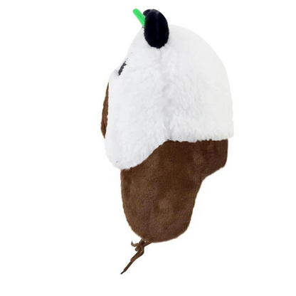 Mysig plysch-ushanka-hatt