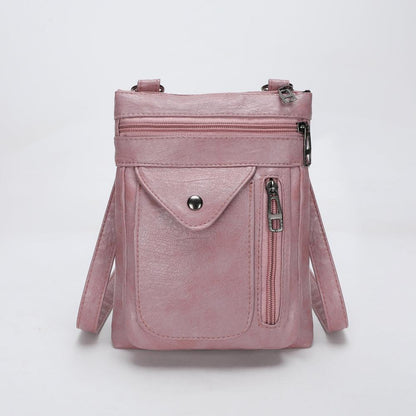 Rebecca - veganskt läder crossbody-axelväska