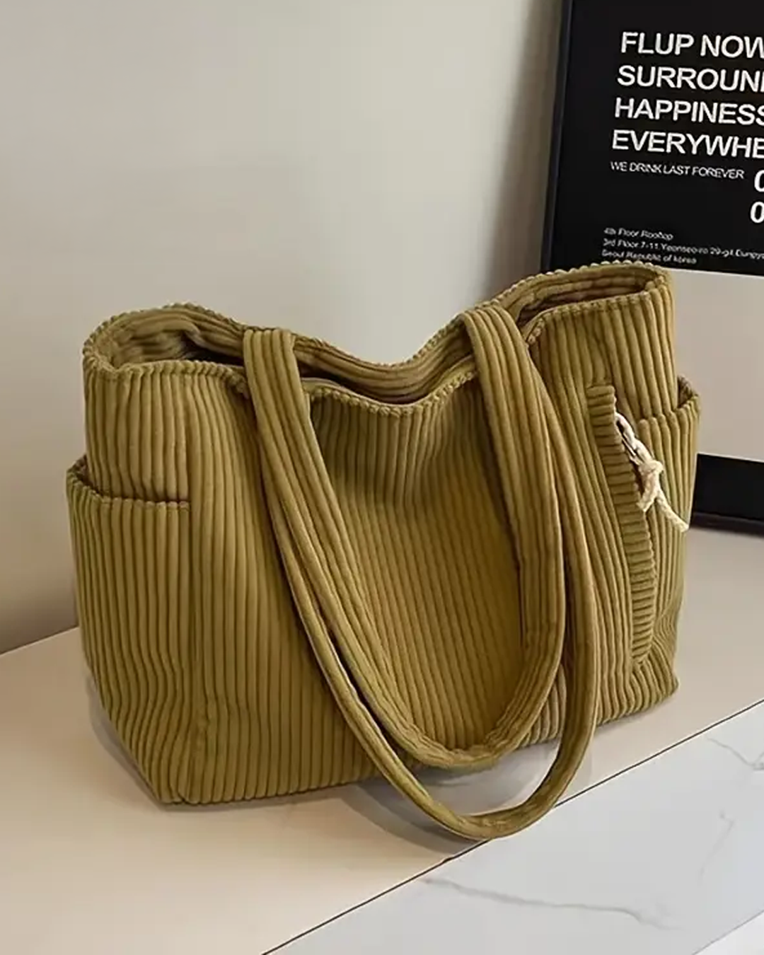 Aubrey - Corduroy toteväska