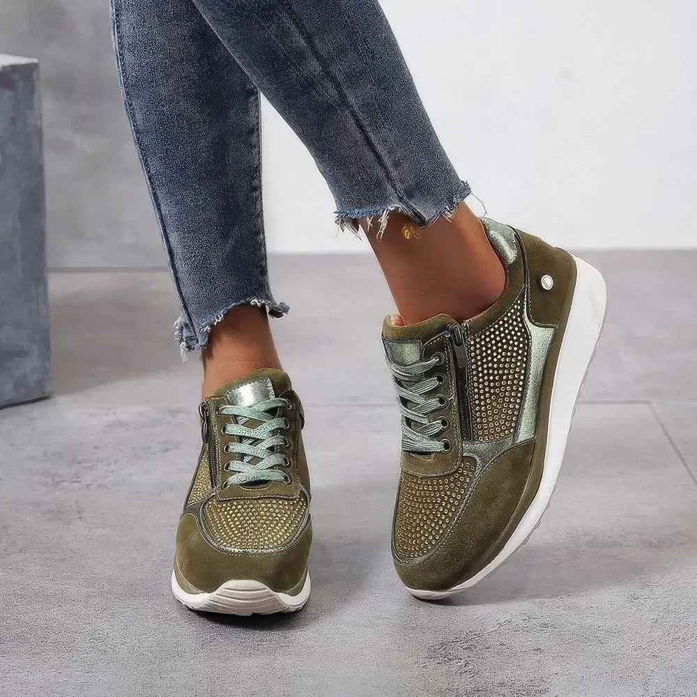 Plattformssneaker - Vulkaniserade Plattformssneakers med Förhöjd Stil och Heldagskomfort