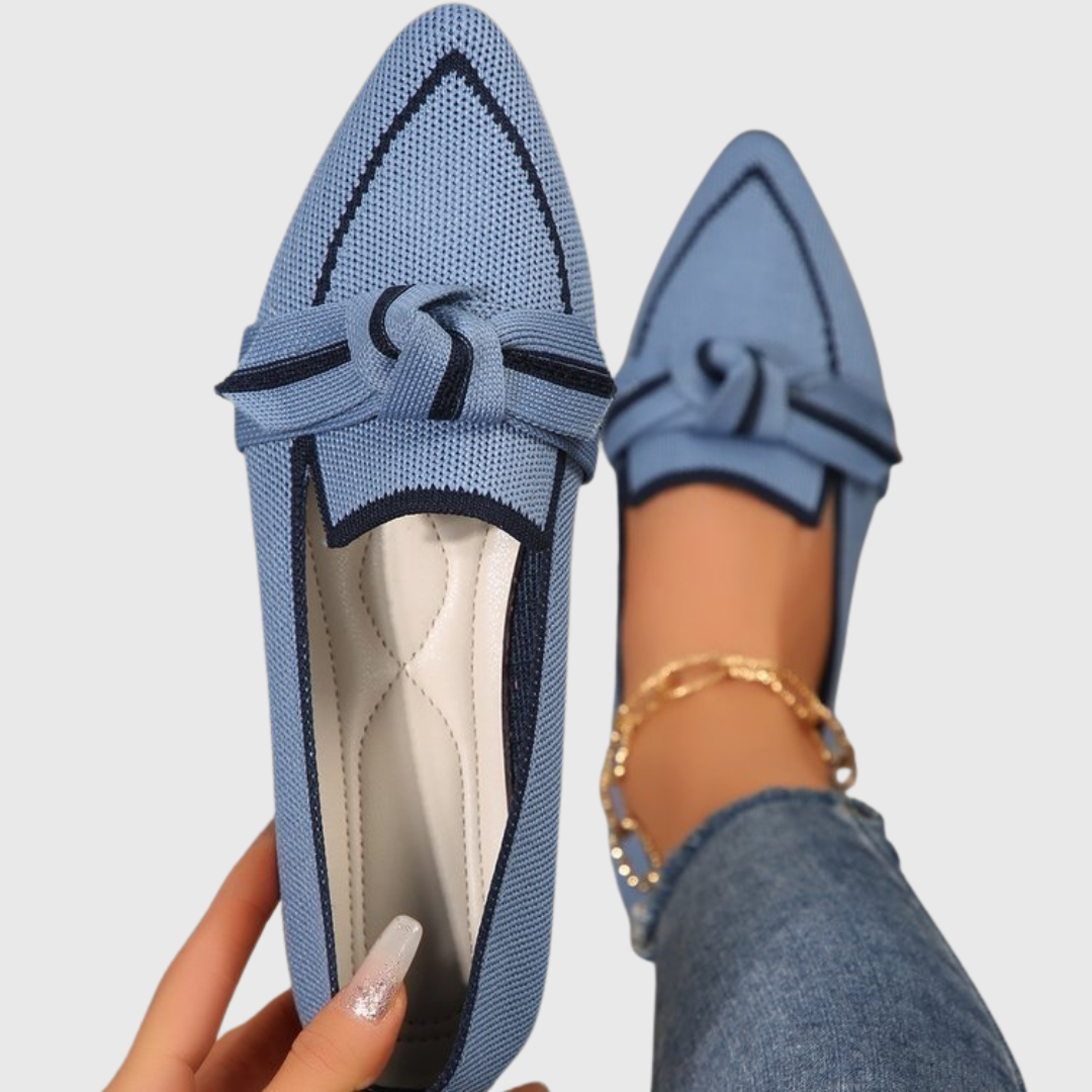 Cornelia - Trendiga Knutna Loafers för Hela Dagens Komfort