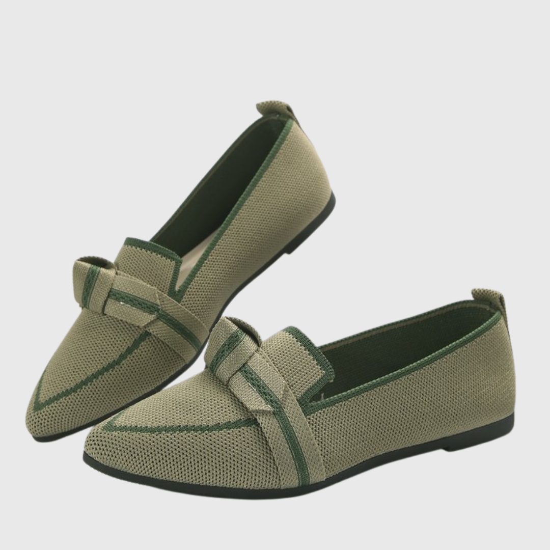 Iris - Loafers med Rosettdetalj för Hela Dagens Komfort