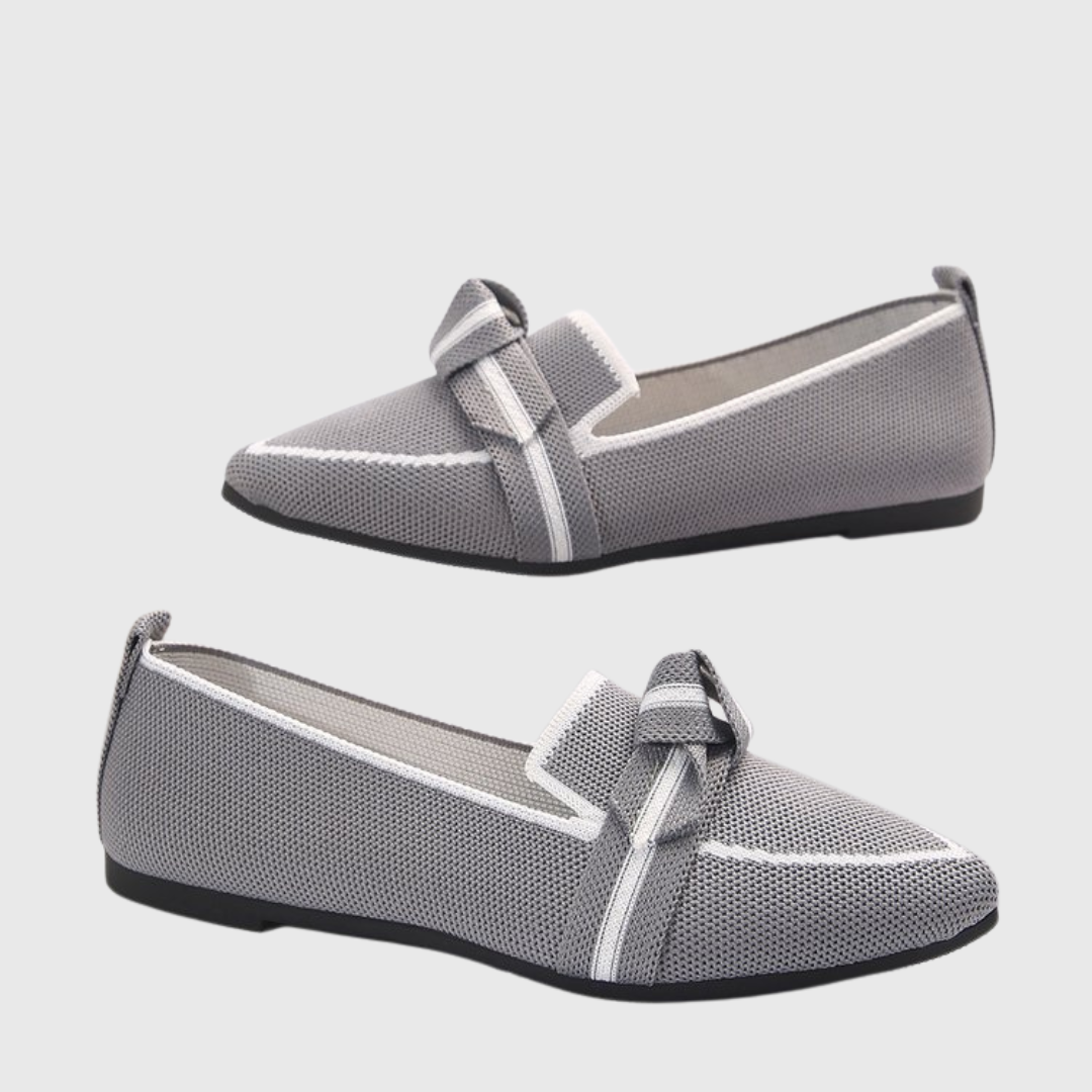 Iris - Loafers med Rosettdetalj för Hela Dagens Komfort