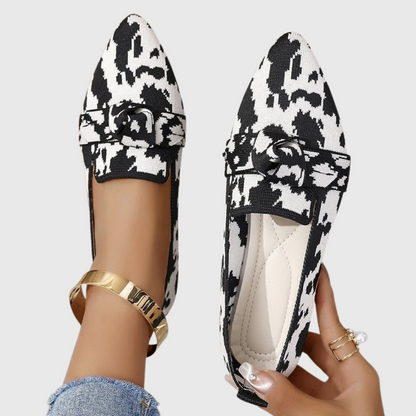 Mabel - Loafers med Dalmatinermönster för Vardagsstil