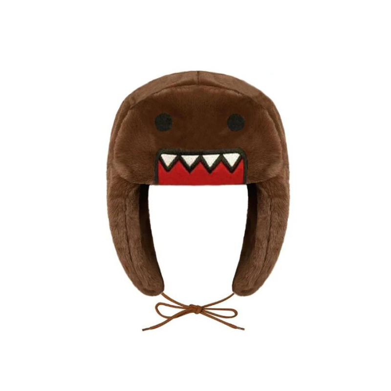Mysig plysch-ushanka-hatt