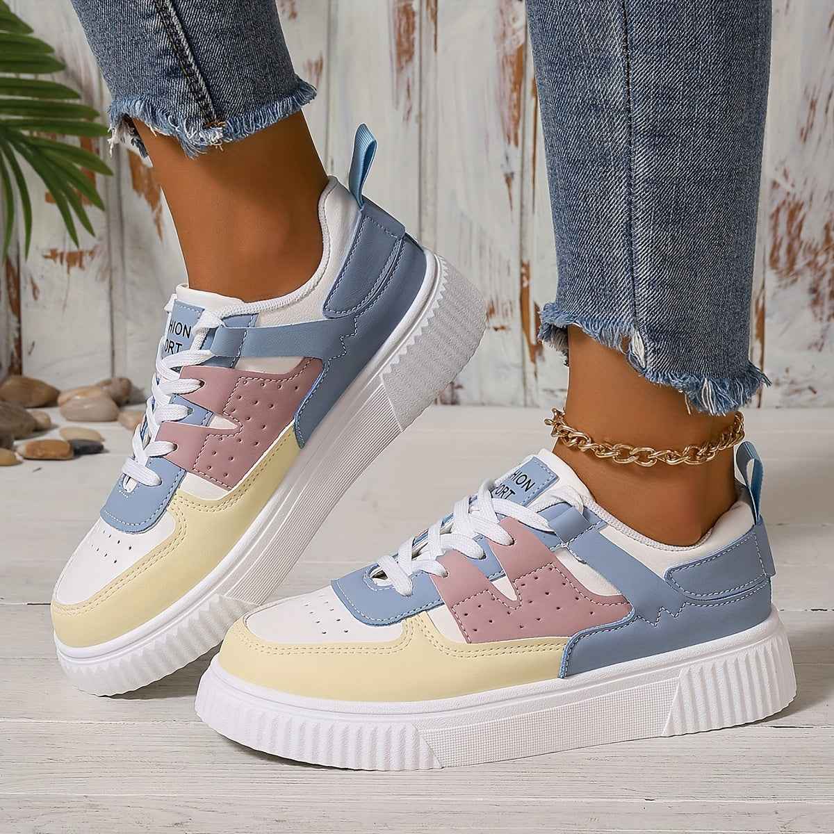 Amaris - Avslappnade Modesneakers med Mödolös Stil för Vardagen