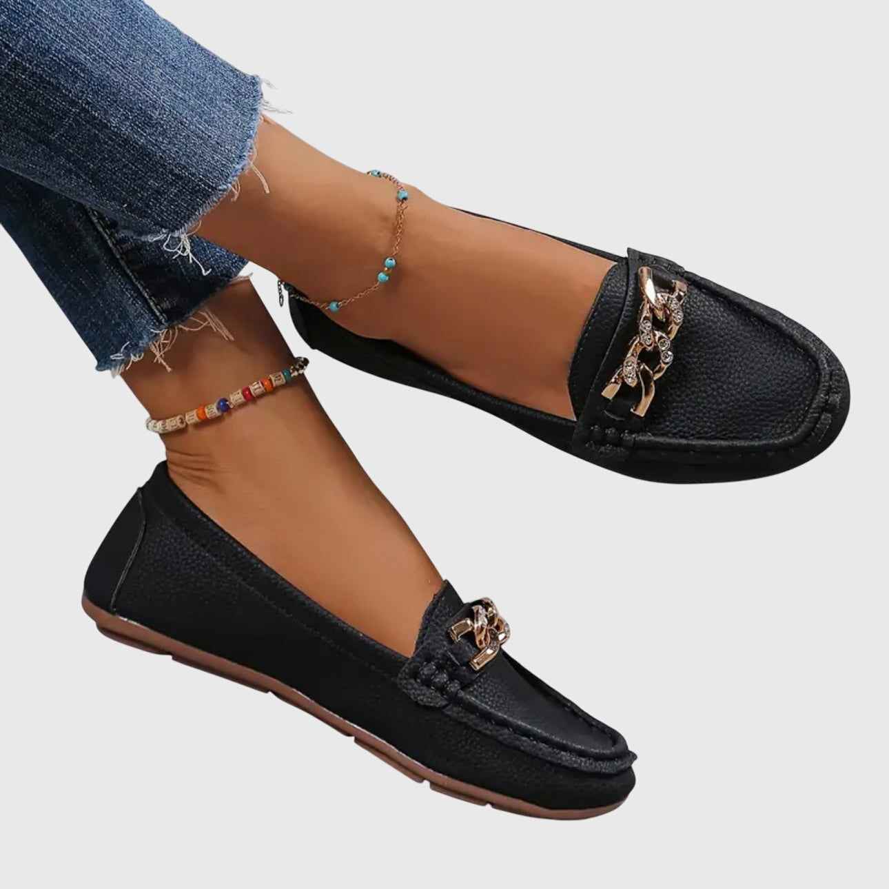 Petronella - Ortopediska Premiumloafers för Maximal Komfort