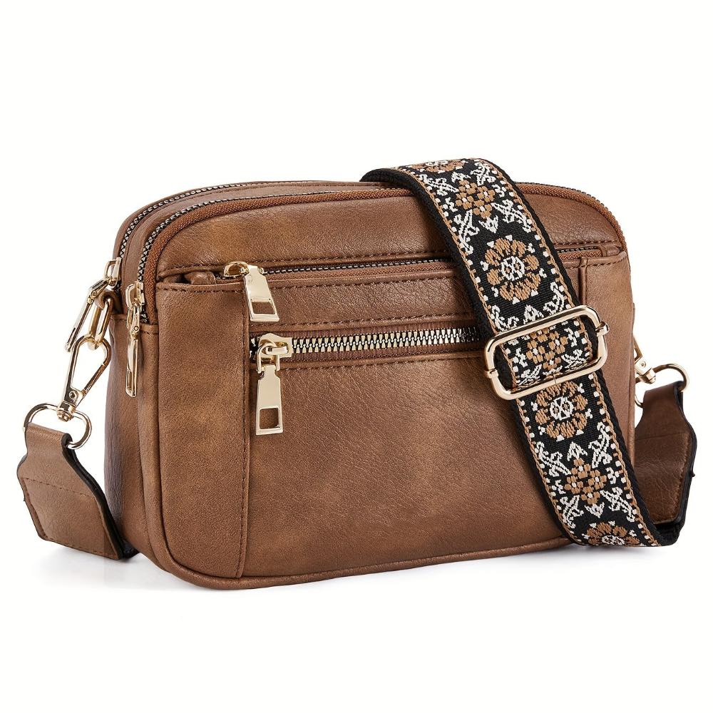 Christine - veganskt läder crossbody-väska