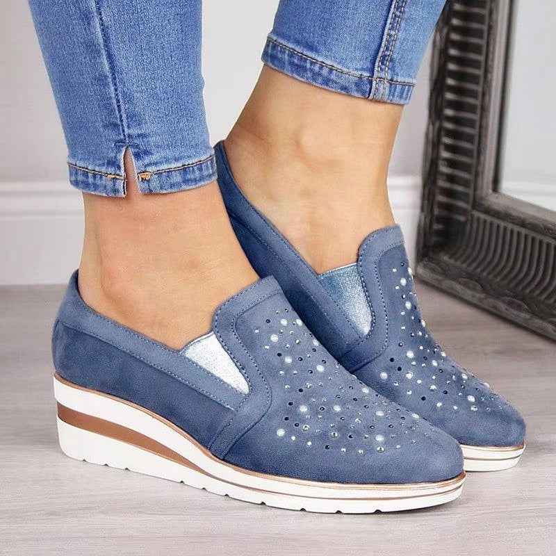 Kilortoped - Ortopediska Kilklacksneakers för Heldagskomfort och Stöd