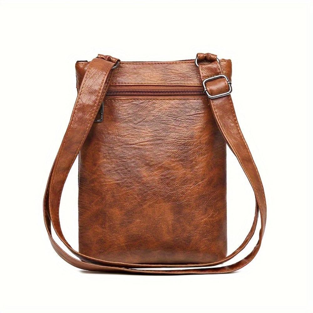 Rebecca - veganskt läder crossbody-axelväska
