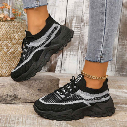 Amanda - Andningsbara Mesh-Sneakers med Flexibel, Bekväm Passform