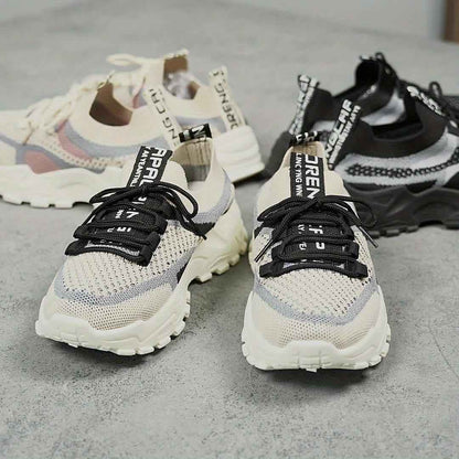Amanda - Andningsbara Mesh-Sneakers med Flexibel, Bekväm Passform