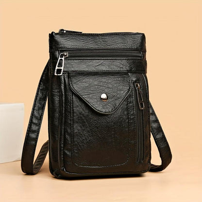 Rebecca - veganskt läder crossbody-axelväska