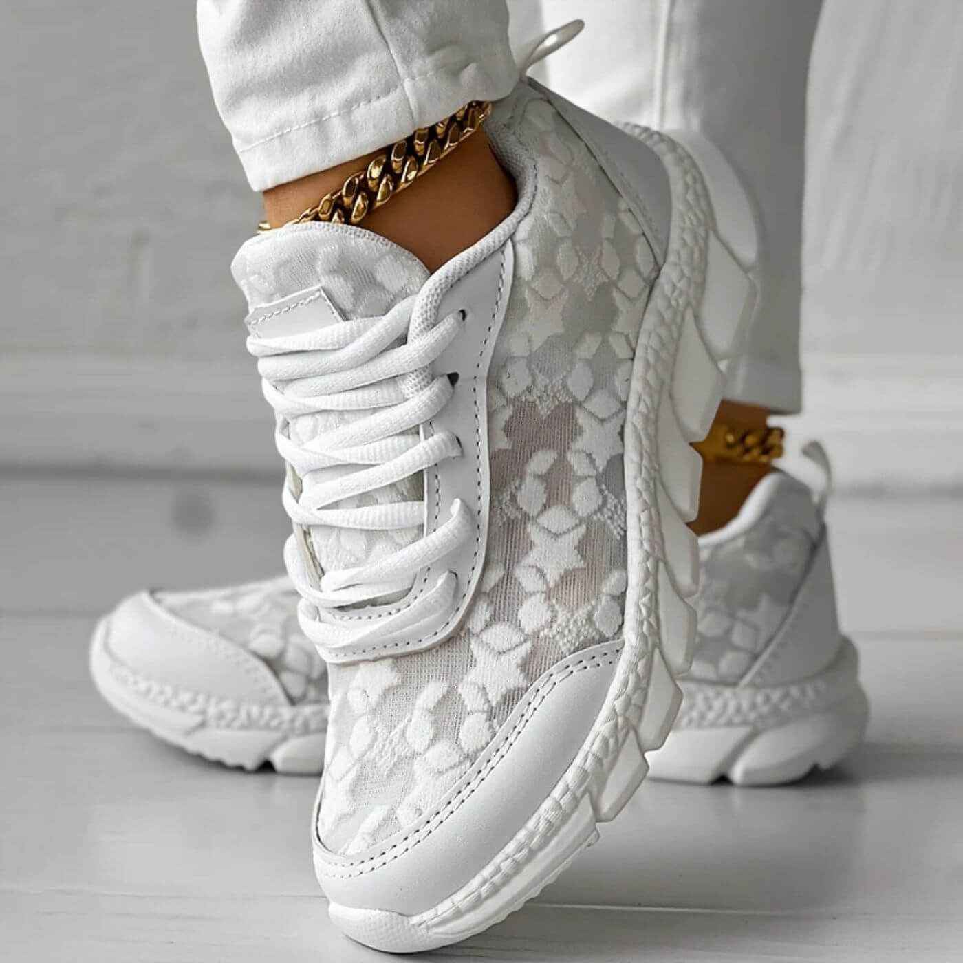 Resortoped - Andningsbara Ortopediska Sneakers för Resor och Stadspromenader