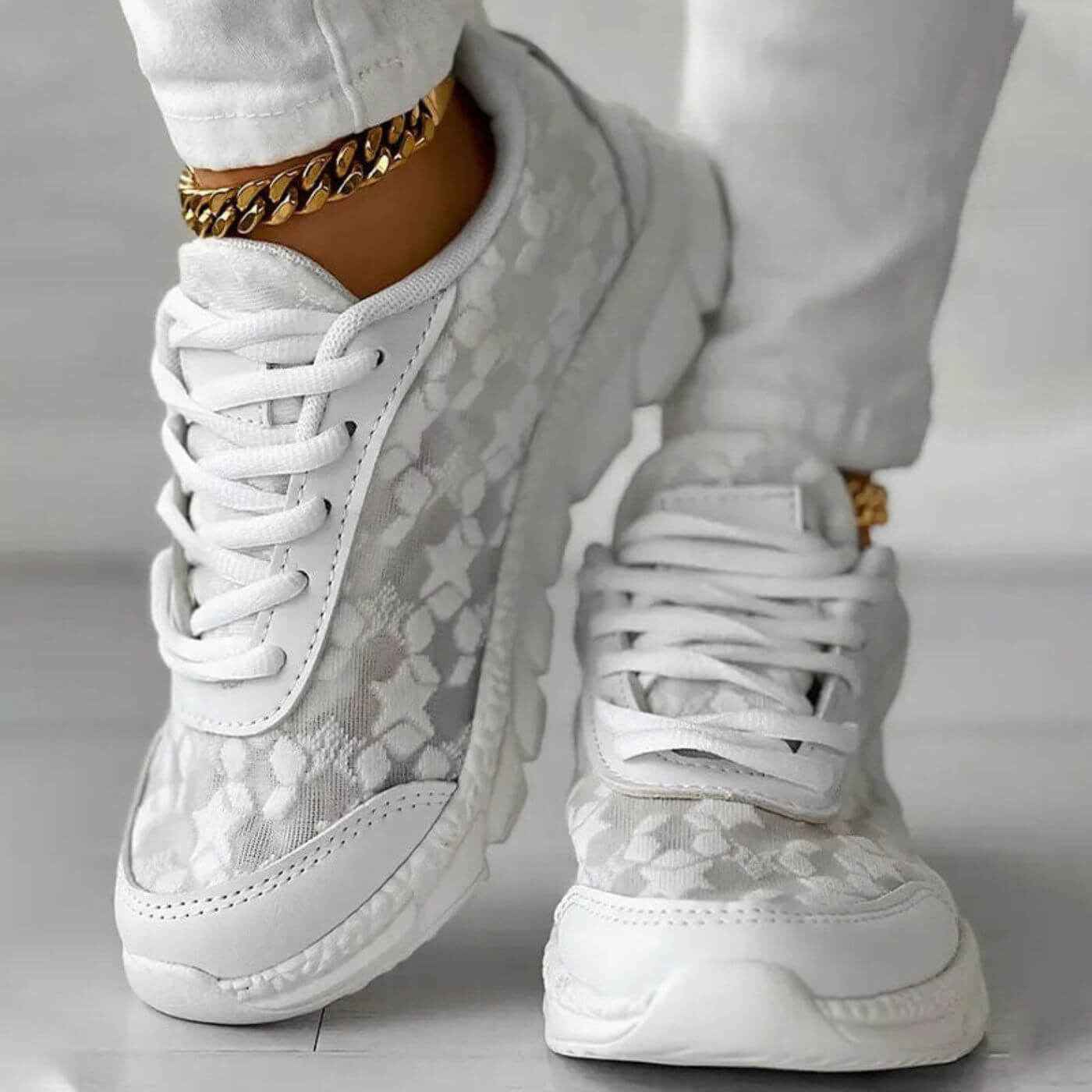 Resortoped - Andningsbara Ortopediska Sneakers för Resor och Stadspromenader