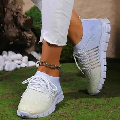 Andningssneaker - Andningsbara Dam Instegssneakers, Lätta och Enkla att Ta På