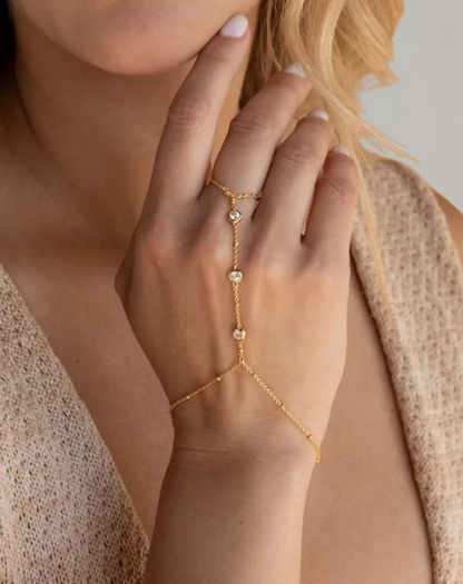 Eliza - Kristallhandkedja Armband