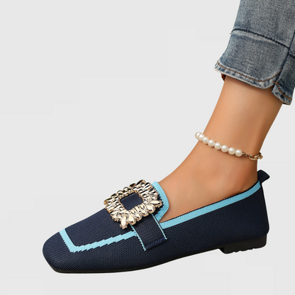 Solveig - Eleganta Ortopediska Loafers för Hela Dagens Komfort