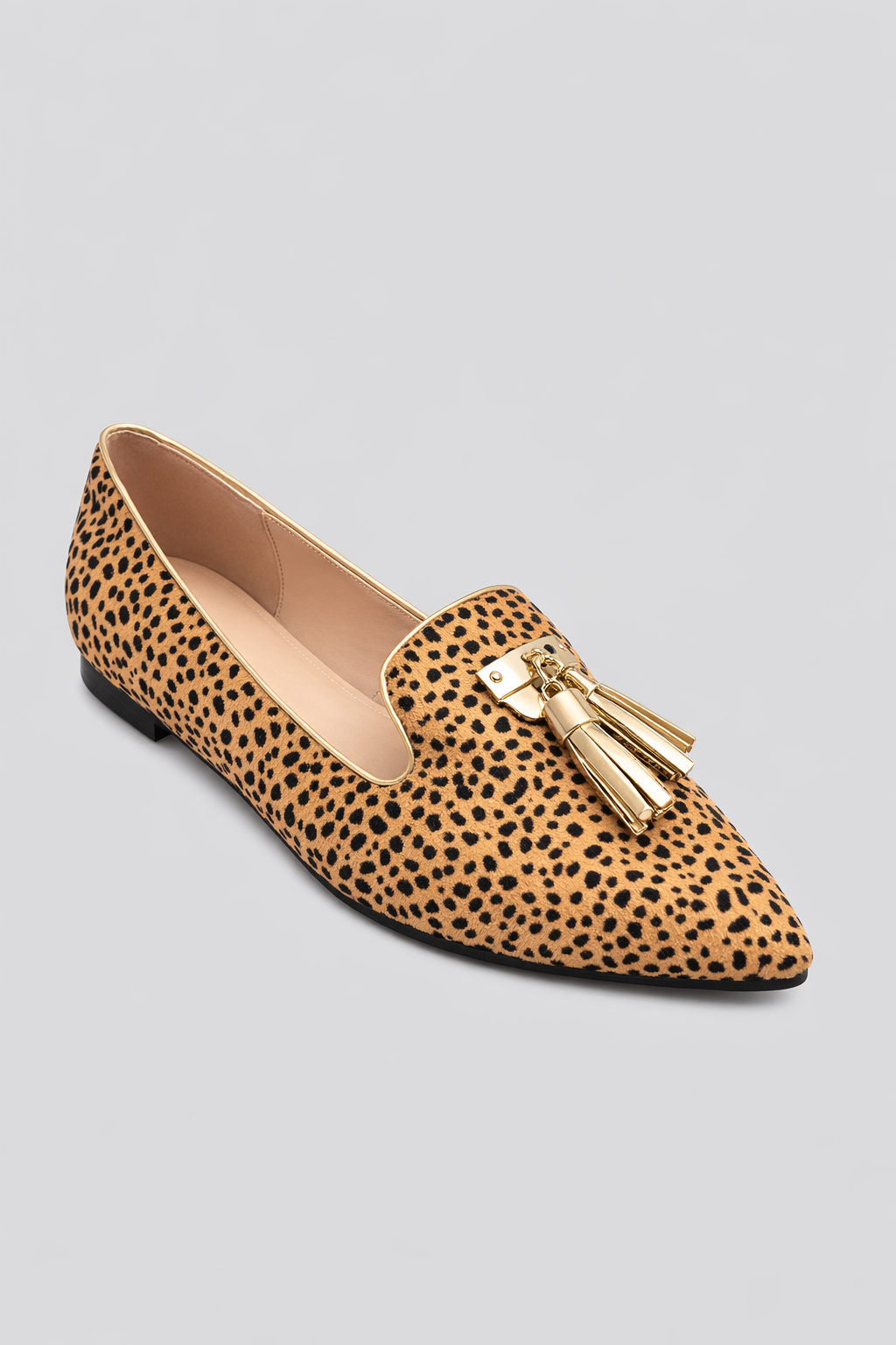 Filippa - Stilfulla Loafers med Leopardmönster för Dam
