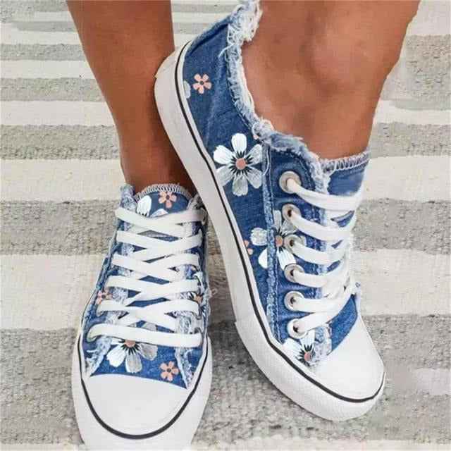 Sommarsneaker - Slimmade Andningsbara Low-Top Sneakers för Sommaren