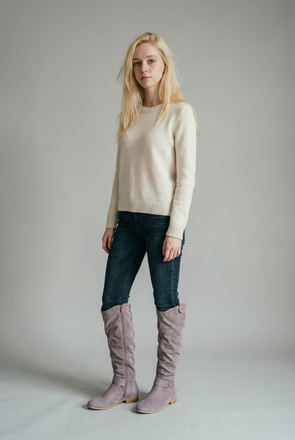 Bernadeth - Eleganta Knähöga Stövlar för Stilfull Look
