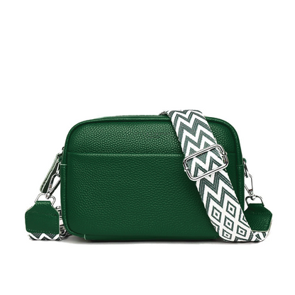 Stella - kornat läder crossbodyväska