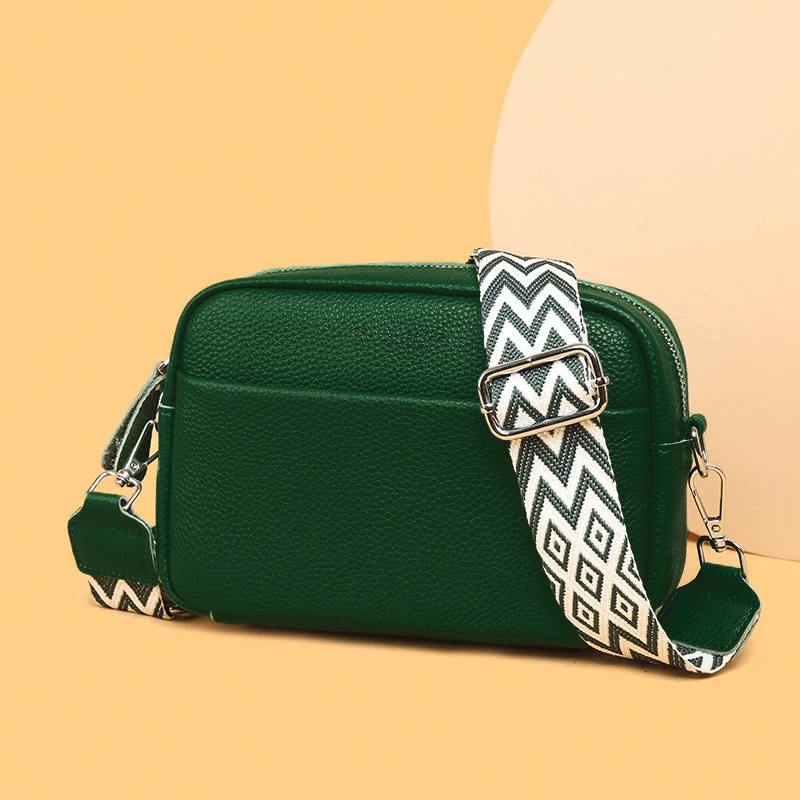 Stella - kornat läder crossbodyväska
