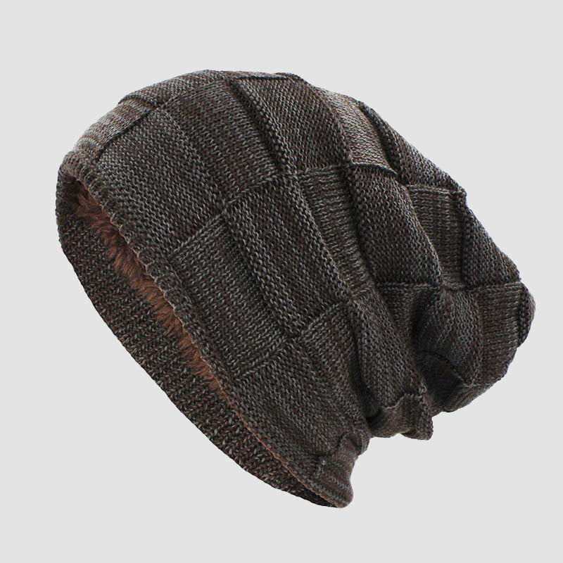 Maple Stickad Slouchy Mössa