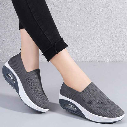 Andningsinstegssko - Dam Andningsbara Instegssneakers för Heldagskomfort