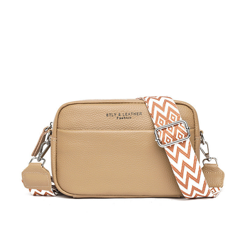 Stella - kornat läder crossbodyväska