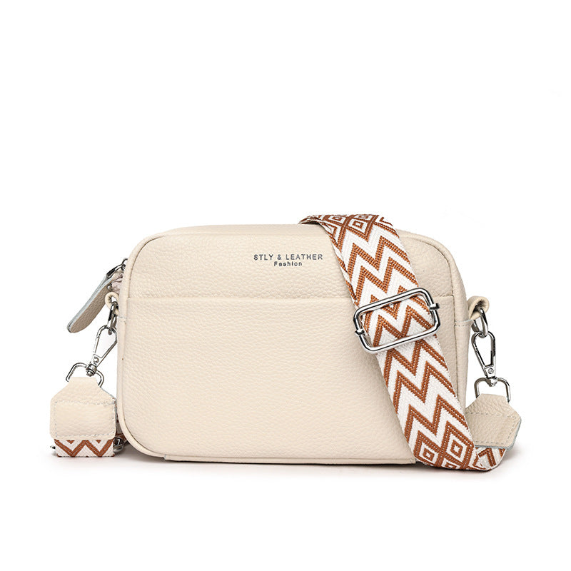 Stella - kornat läder crossbodyväska