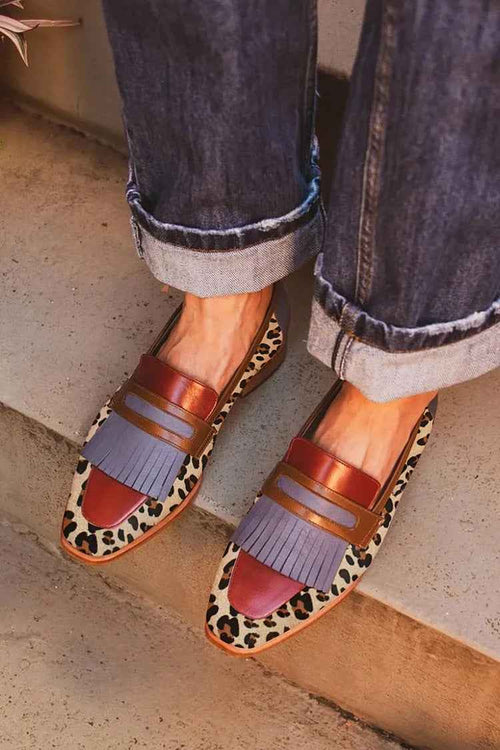 Felicia - Fransloafers med Flera Detaljer