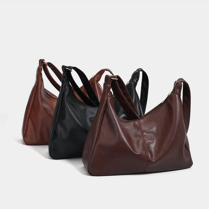 Judith - Veganskt läder axelväska i hobo-stil