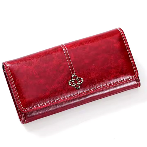 Sandra - Läder bifold plånbok